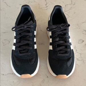 Adidas Cloudfoam Comfort Black and White Sneakers
